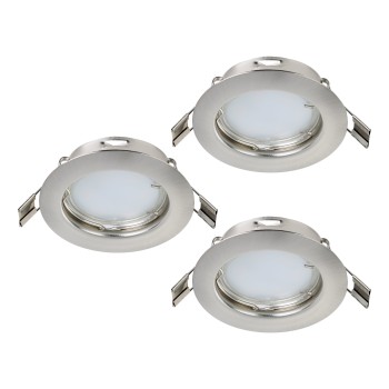 Set 3 spoturi incastrate PENETO Eglo 94237, D7.8 cm, 3xGU10