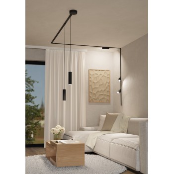 Pendul pe sina TPLUS PENDANT Eglo 901687, D5.5 cm, 6.6W, 2700-6500K
