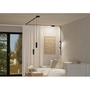 Pendul pe sina TPLUS PENDANT Eglo 901687, D5.5 cm, 6.6W, 2700-6500K