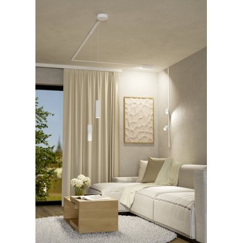 Pendul pe sina TPLUS PENDANT Eglo 901711, D5.5 cm, 6.6W, 2700-6500K