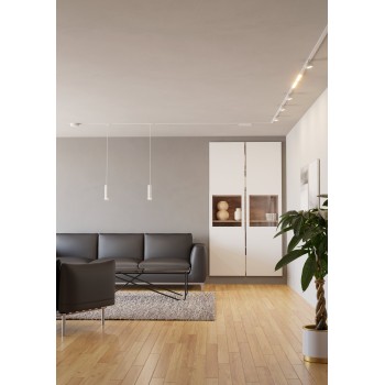 Pendul pe sina TPLUS PENDANT Eglo 901711, D5.5 cm, 6.6W, 2700-6500K