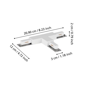 Conector T EASYT T-CONNECTOR Eglo 902327