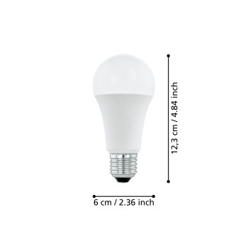 Bec LED E27 A60 Eglo 11933, 7.8W, 1055lm, 3000K