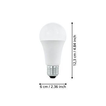 Bec LED E27 A60 Eglo 11937, 7.8W, 1055lm, 4000K