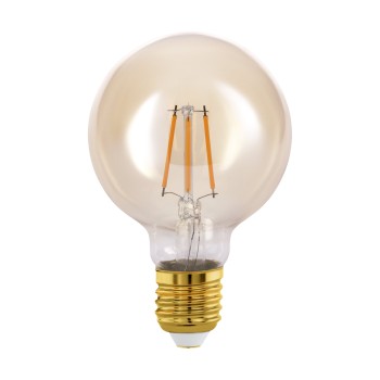 Bec inteligent LED decorativ E27 G80 Eglo 12223, 4.9W, 500lm, 2200K