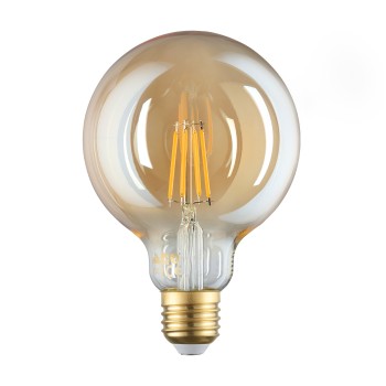 Bec inteligent LED decorativ E27 G95 Eglo 12224, 4.9W, 500lm, 2200K