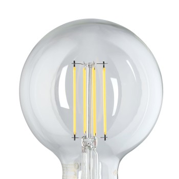 Bec inteligent LED decorativ E27 G95 Eglo 12229, 6W, 806lm, 2700K