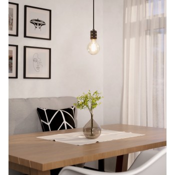Bec inteligent LED decorativ E27 G95 Eglo 12229, 6W, 806lm, 2700K