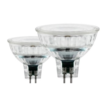 Set 2 becuri LED MR16 Eglo 12248, GU5, 3, 3.6W, 450lm, 2700K