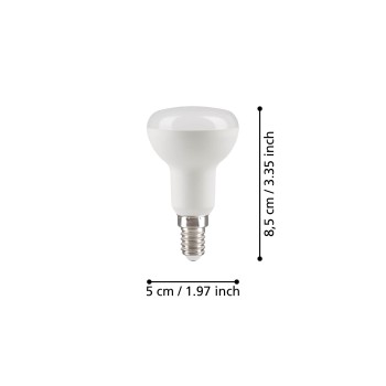 Bec LED E14 R50 Eglo 12269, 2.9W, 400lm, 3000K