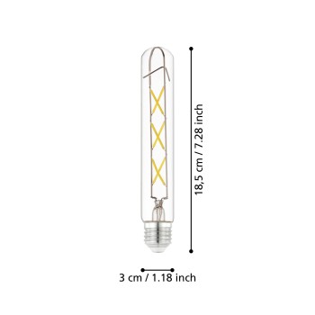Bec inteligent LED decorativ E27 T30 Eglo 110013, 4W, 470lm, 2700K