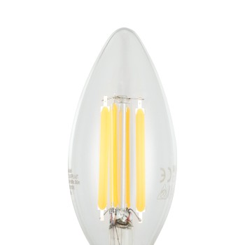 Bec LED E14 C35 Eglo 110016, 7W, 806lm, 2700K