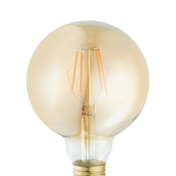 Bec LED decorativ E27 G95 Eglo 110053, 4W, 350lm, 2200K