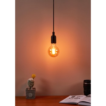 Bec LED decorativ E27 G95 Eglo 110064, 4W, 300lm, 1700K
