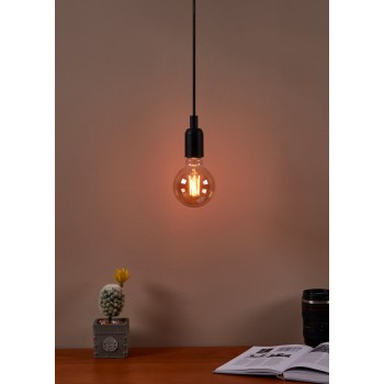 Bec LED decorativ E27 G95 Eglo 110064, 4W, 300lm, 1700K