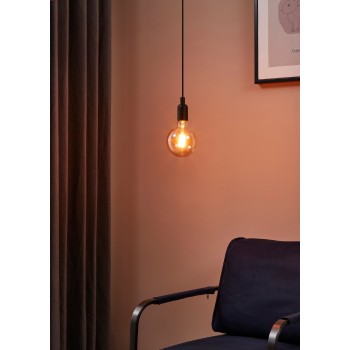 Bec LED decorativ E27 G125 Eglo 110065, 4W, 300lm, 1700K