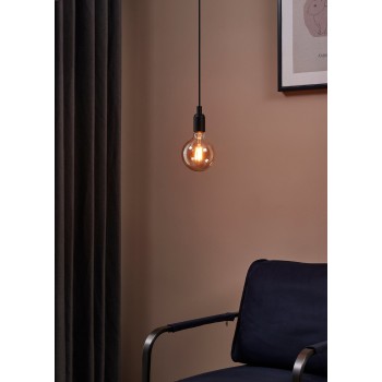 Bec LED decorativ E27 G125 Eglo 110065, 4W, 300lm, 1700K