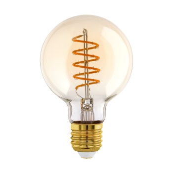 Bec LED decorativ E27 G80 Eglo 110075, 4W, 270lm, 2200K