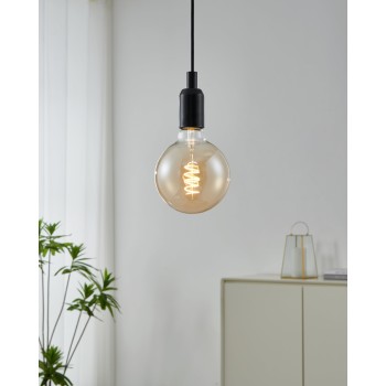 Bec LED decorativ E27 G125 Eglo 110076, 4W, 270lm, 2200K