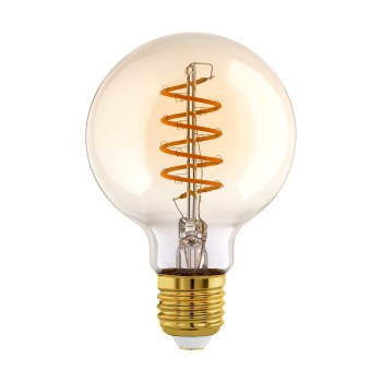 Bec LED decorativ E27 G95 Eglo 110081, 4W, 245lm, 2000K