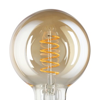 Bec LED decorativ E27 G95 Eglo 110081, 4W, 245lm, 2000K