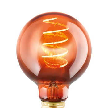 Bec LED decorativ E27 G80 Eglo 110091, 4W, 30lm, 2000K
