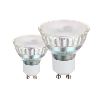 Set 2 becuri LED GU10 Eglo 110141, 1.8W, 250lm, 3000K
