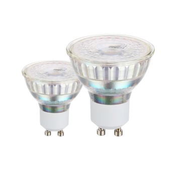 Set 2 becuri LED GU10 Eglo 110147, 3W, 345lm, 3000K