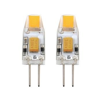 Set 2 becuri LED G4 Eglo 110158, 1W, 100lm, 2700K, dimabil