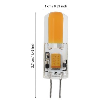 Set 2 becuri LED G4 Eglo 110159, 2W, 200lm, 2700K, dimabil