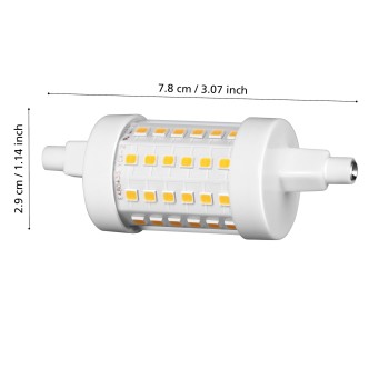 Bec LED R7S Eglo 110163, 8W, 950lm, 2700K, dimabil