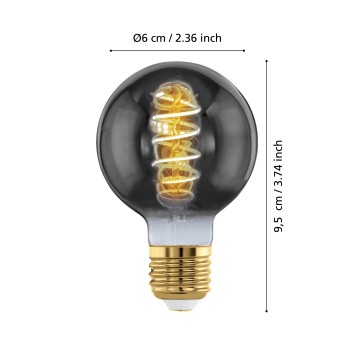 Bec LED E27 Eglo 110195, 4W, 100lm, 2000K