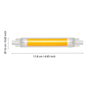 Bec LED R7S Eglo 110229, 9W, 1055lm, 2700K