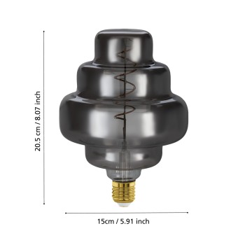 Bec LED E27 Eglo 110247, 4W, 110lm, 2000K
