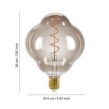 Bec LED decorativ E27 Eglo 110252, 4W, 200lm, 2000K