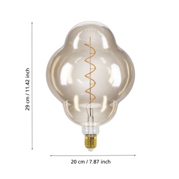 Bec LED decorativ E27 Eglo 110253, 4W, 200lm, 2000K