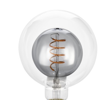 Bec LED decorativ E27 G125 Eglo 110256, 2W, 80lm, 2000K
