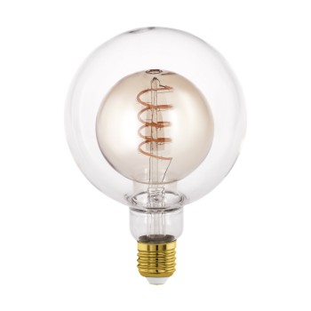 Bec LED decorativ E27 G125 Eglo 110258, 4W, 200lm, 2000K