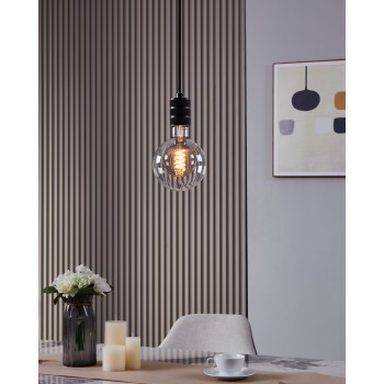 Bec LED decorativ E27 G125 Eglo 110256, 2W, 80lm, 2000K