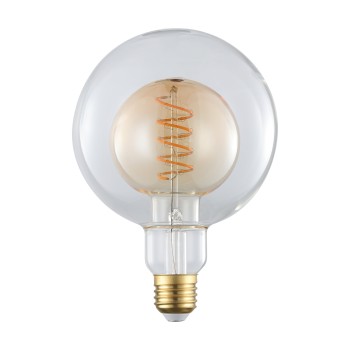 Bec LED decorativ E27 G125 Eglo 110258, 4W, 200lm, 2000K