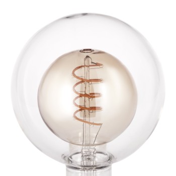 Bec LED decorativ E27 G125 Eglo 110258, 4W, 200lm, 2000K