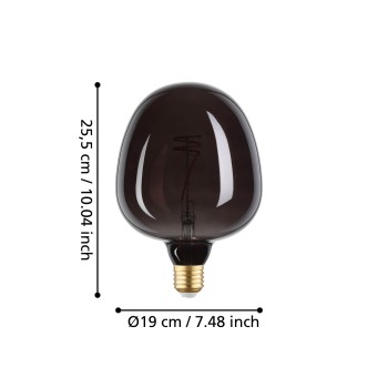 Bec LED E27 Eglo 110267, 4W, 40lm, 2000K