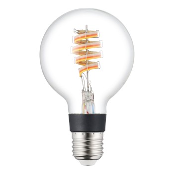 Bec inteligent LED RGB E27 G80 Eglo 110273, 4.9W, 400lm, 3000K