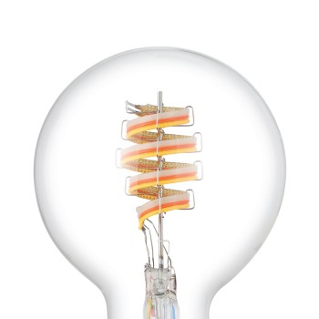 Bec inteligent LED RGB E27 G80 Eglo 110273, 4.9W, 400lm, 3000K