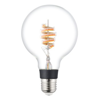 Bec inteligent LED RGB E27 G95 Eglo 110274, 4.9W, 400lm, 3000K