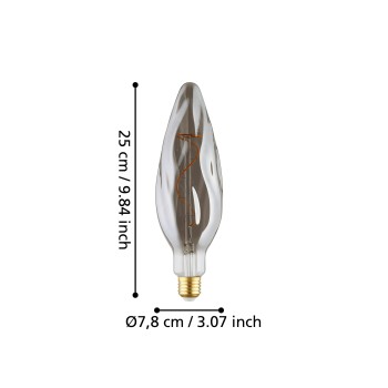 Bec LED E27 Eglo 110275, 4W, 100lm, 2000K
