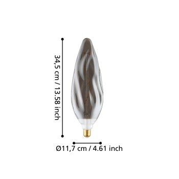 Bec LED E27 Eglo 110278, 4W, 100lm, 2000K