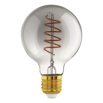 Bec inteligent LED decorativ E27 G80 Eglo 110286, 4W, 150lm, 2000K