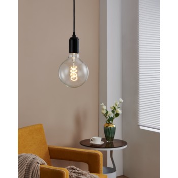 Bec LED decorativ E27 G125 Eglo 110317, 7.3W, 806lm, 2700K