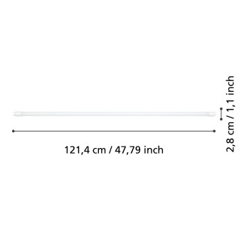 Bec LED G13 Eglo 110337, 15W, 1700lm, 3000K